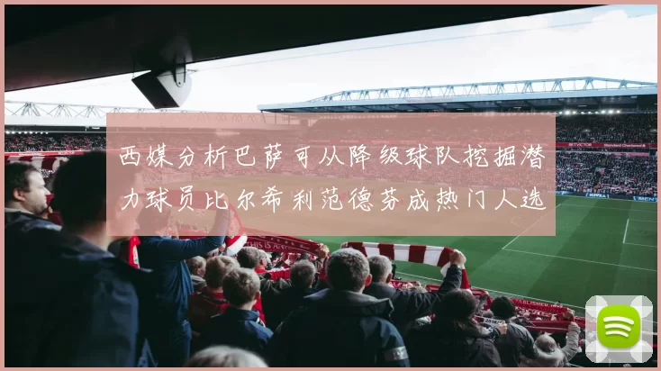 西媒分析巴萨可从降级球队挖掘潜力球员比尔希利范德芬成热门人选